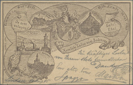 Bayern - Privatganzsachen: 1895, Ganzsachenkarte Wappen 5 Pfg. Grün Mit Rs. Priv - Otros & Sin Clasificación