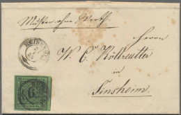 Württemberg - Marken Und Briefe: 1855/1857, 3 Faltbriefe Mit 3Kr Und 6Kr (2) Ab - Other & Unclassified