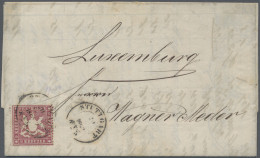 Württemberg - Marken Und Briefe: 1861, 9 Kr Lilarot, überwiegend Sehr Gut Gezähn - Other & Unclassified