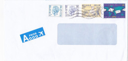 KING BAUDOUIN, WOMAN, UPU, FINE STAMPS ON COVER, 2021, BELGIUM - Lettres & Documents