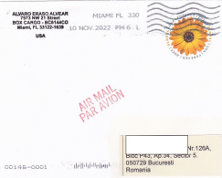 FLOWERS, FOREVER USA, FINE STAMPS ON COVER, 2022, USA - Brieven En Documenten
