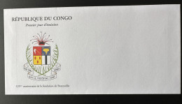 Congo Kongo 2005 Mi. 1776 - 1777 FDC Non Confectionné 125ème Anniversaire Fondation Brazzaville Armoirie Coat Of Arm - Nuevas/fijasellos