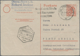 Alliierte Besetzung - Ganzsachen: 1948, Karte 30 Pfg. Arbeiter Bedarfsgebraucht - Other & Unclassified