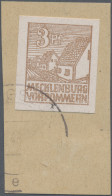 Sowjetische Zone - Mecklenburg-Vorpommern: 1946, Abschiedsausgabe 3 Pf Mattorang - Other & Unclassified