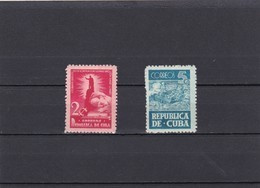 Cuba Nº 312 Al 313 Sin Goma - Unused Stamps