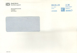 SWITZERLAND - 2023 - POSTAL SEALED COVER TO DUBAI. - Cartas & Documentos