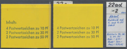Bundesrepublik - Markenheftchen: 1980, MH Burgen Und Schlösser, 2 Verschiedene P - Other & Unclassified