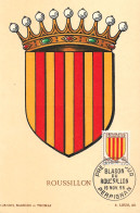 FRANCE 1955 - YT 1046 - Blason Du Roussillon - 19.11.1955 - 1950-1959