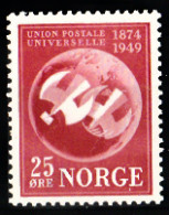 Norvège - 1949 - 75 ème Anniversaire De L'UPU - Y&T 315 MNH ** - Neufs