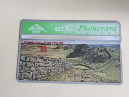 United Kingdom-(BTA117)-HERITAGE-Hadrian's Wall-(204)(100units)(527H20786)price Cataloge3.00£-used+1card Prepiad Free - BT Publicitaire Uitgaven