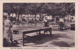 TENNIS DE TABLE FEMININ                    CAFE DES ACACIAS         TALUYERS - Tenis De Mesa