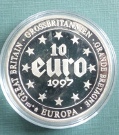 Great Britain 10 Euro 1997 Silber 999 20 Gramm  40 Mm  #m230 - Other & Unclassified