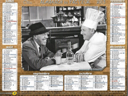CALENDRIER 2013  FERNANDEL Et BOURVIL La Cuisine Au Beurre Et Don Camillo - Big : 2001-...