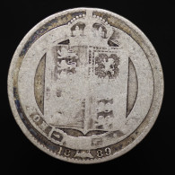 Grande Brétagne / UK, Victoria, 1 Shilling, 1889, Argent (Silver), AB (G), KM#774, S.3927 - I. 1 Shilling