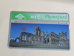 United Kingdom-(BTA122)-HERITAGE-Whitby Abbey-(213)(100units)(527G31289)price Cataloge3.00£-used+1card Prepiad Free - BT Advertising Issues