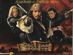 CALENDRIER 2009  PIRATES DES CARAIBES Film - Grand Format : 2001-...