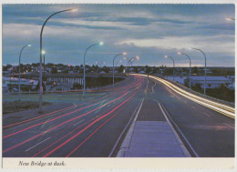 SOUTH AUSTRALIA SA New Bridge At Dusk PORT AUGUSTA Nucolorvue PA22 Postcard C1970s - Andere & Zonder Classificatie