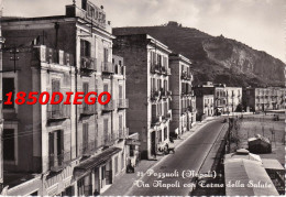 POZZUOLI - VIA NAPOLI CON TERME DELLA SALUTE F/GRANDE  VIAGGIATA 1956?  ANIMAZIONE - Pozzuoli