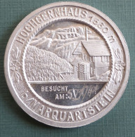 Medaille Hochgernhaus B. Marquartstein 1941 Alu  38 Mm  #m237 - A Identificar