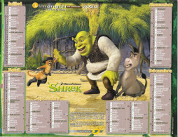 CALENDRIER 2020  SHREK Et KUNG FU PANDA Dreamworks - Tamaño Grande : 2001-...