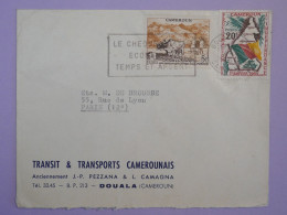 BS18 CAMEROUN  BELLE LETTRE PRIVEE 1960 PAR AVION DOUALA  A PARIS FRANCE +  + AFFR.INTERESSANT++ ++ - Covers & Documents