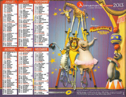 CALENDRIER 2013  MADAGASCAR 3  Dreamworks - Tamaño Grande : 2001-...