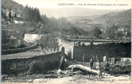 34 SAINT-PONS - Vue De Frescati Et Montagnes Du Sommail - Saint-Pons-de-Mauchiens