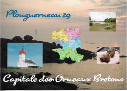 29 - PLOUGERNEAU - Capitale Des Ormeaux Bretons - Carte Géo Du 29 - Cpm - Vierge - - Plouguerneau