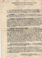 VP22.041 - MILITARIA - Guerre 14/18 - MARSEILLE 1918 - Rapport & Lettre Du Contre - Amiral MORNET Commandant La Marine . - Documenti