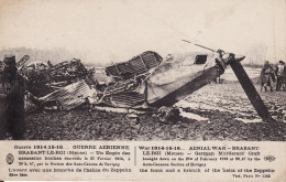 CP MEUSE -BRABANT-LE-ROI -LES RESTES DU ZEPPELIN L.Z.77 -ABATTU LE 21 FEVRIER 1916 A 20H47, PAR LA SECTION DES AUTOS-... - Catastrophes