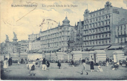 BELGIQUE - BLANKENBERGHE - Les Grands Hôtels De La Digue   - Carte Postale Ancienne - Blankenberge