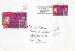 Brief  Bern  (Markenabart / Stempelfehler)        1992 - Briefe U. Dokumente