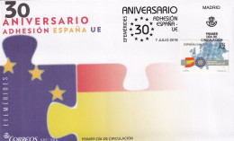 España Nº 5069 Al 5070 En Sobres Primer Dia - Lettres & Documents
