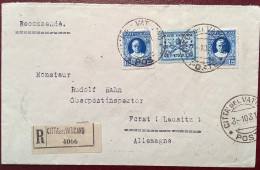 Sa.4, 9 1929 1,25 L 1931 Lettera  (Vatican First Issue Cover, Vaticano Italia Italy Lettre - Cartas & Documentos