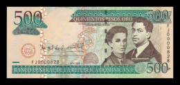 República Dominicana 500 Pesos Oro 2006 Pick 179a Low Serial 828 Sc Unc - Dominikanische Rep.