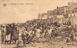 BELGIQUE - KNOKKE - La Plage - Carte Postale Ancienne - Knokke