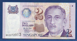 SINGAPORE - P.38 – 2 Dollars ND 1999 UNC, S/n 0VZ272913 - Singapour