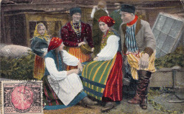 Pologne - Russisch Polnische Typen - Hermann Goldberg - Colorisé - Timbre Polonais - Carte Postale Ancienne - Polen