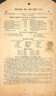 Ubersicht Uber Das Jahr 1898 Kalender 16 X 27 Cm - Grossformat : ...-1900