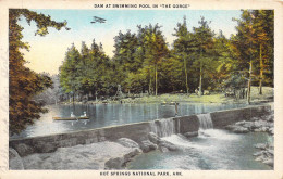 ETATS-UNIS - Arkansas - Dam At Swimming Pool In " The Gorge " - Hot Springs National Park - Carte Postale Ancienne - Andere & Zonder Classificatie