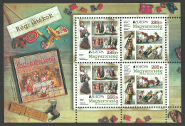 HUNGARY 2015 EUROPA CHILDRENS TOYS HORSES SHEET MNH - Ungebraucht