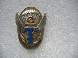 Broche Pucelle 342° Compagnie De Transmission Parachutiste (Arthus Bertrand Pour Les éditions ATLAS) - Armée De L'air