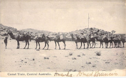 Australie - Camel Train - Central Australia - Caravane De Chameau - Ernest Jean Francis  - Carte Postale Ancienne - Autres & Non Classés