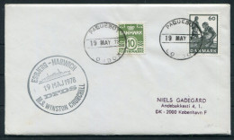 1978 Denmark DFDS M.S. WINSTON CHURCHILL London Paquebot Ship Cover. Slania - Storia Postale