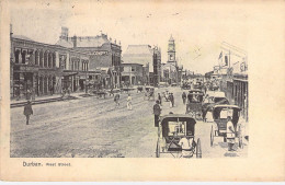 Afrique Du Sud - Durban West Street - Animé - Clocher - Carte Postale Ancienne - South Africa