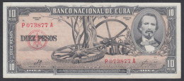 CUBA 1960. BILLETE DE 10 PESOS DE 1960 FIRMADO POR EL CHE. XF (EXTREMELY FINE) - Cuba