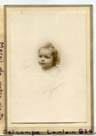 Beau Portrait Ancien - D'un Enfant Chirossel, Dans Chemise, Photo Paul JACQUIN, Valence, TTBE, Scans. - Identified Persons