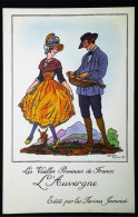 ► CPA Illustrateur Jean DROIT - L' AUVERGNE -  Farines Jammet - Les Vieilles Provinces De France - Droit