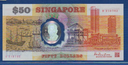 SINGAPORE - P.31 – 50 Dollars ND 1990 UNC, S/n B210702 "25th Anniversary Of Independence" 50$ Commemorative Issues - Singapour