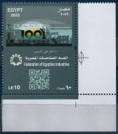 Egypt - 2022 100 Years Of Federation Of Egyptian Industry  -  Complete Issue - MNH - Unused Stamps